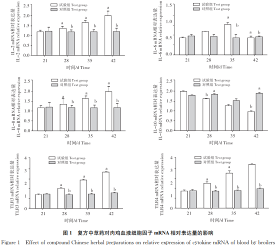 復(fù)方中草藥對肉雞生長性能及天然免疫相關(guān)基因mRNA表達(dá)的影響（二）